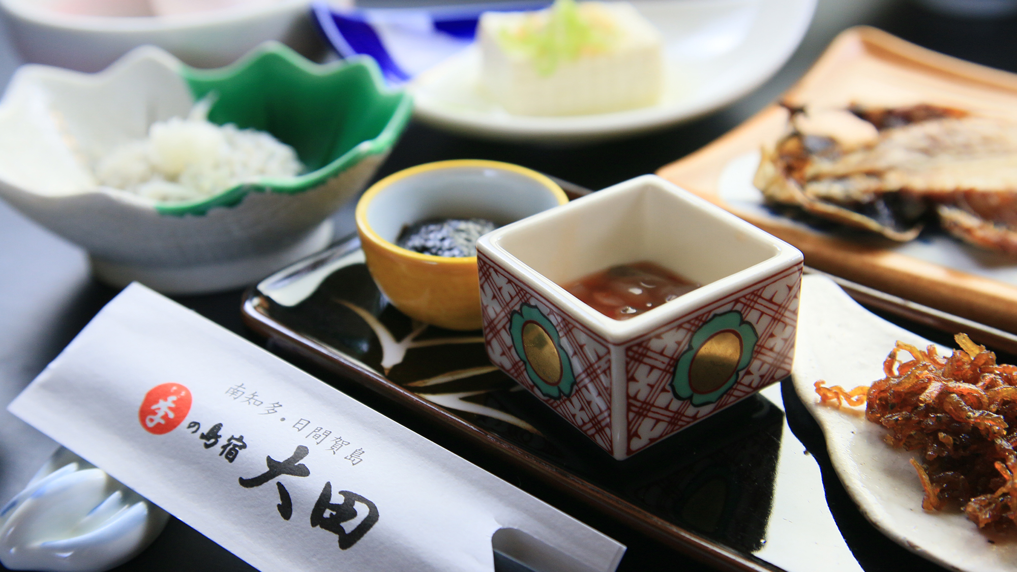 朝食◆焼き魚をメインに島のり、塩辛など白いご飯を沢山食べちゃいたくなる副菜が充実しております。