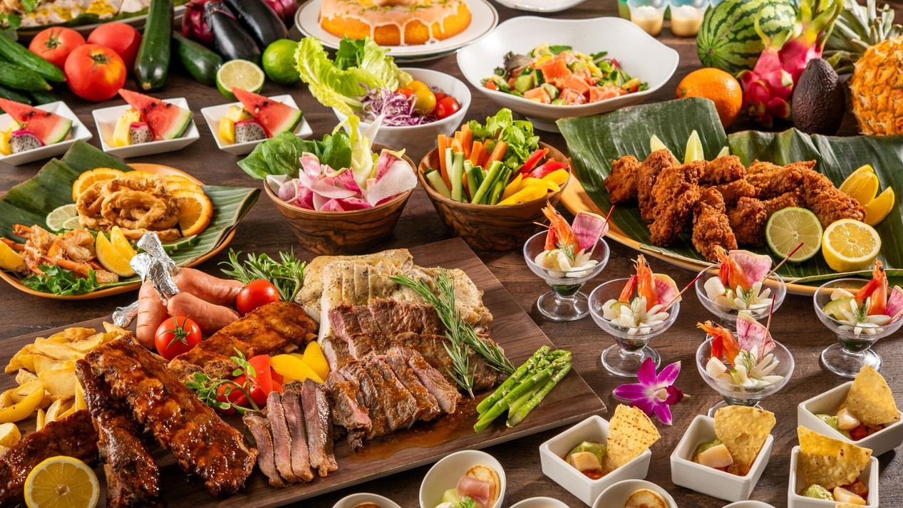 【学生限定・スライダー3種1日券付き】学生の今だけお得な学割プラン！フレンチポリネシアンブッフェ