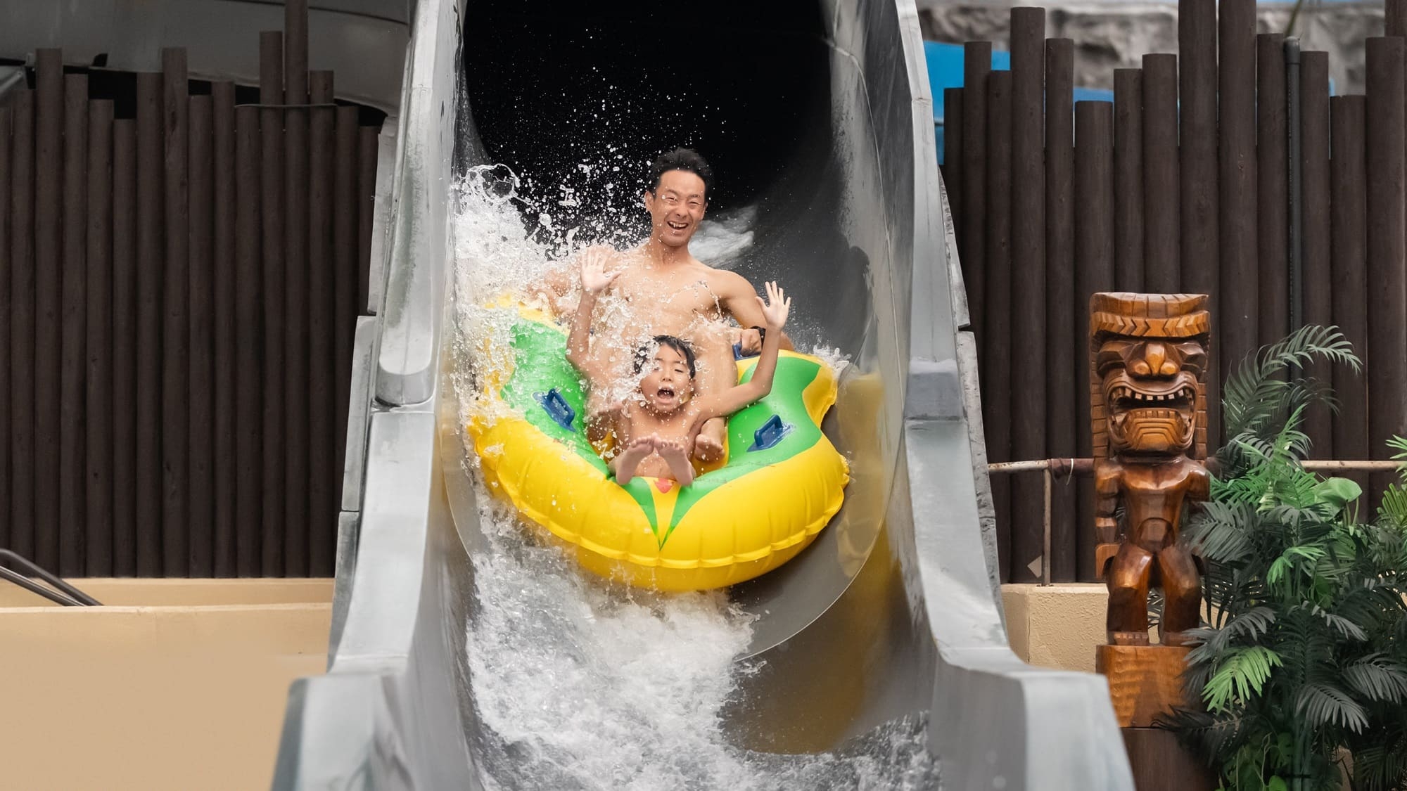 【お子さまも大興奮！】心臓バクバク迫力満点♪スライダー4種1日乗り放題券付きプラン