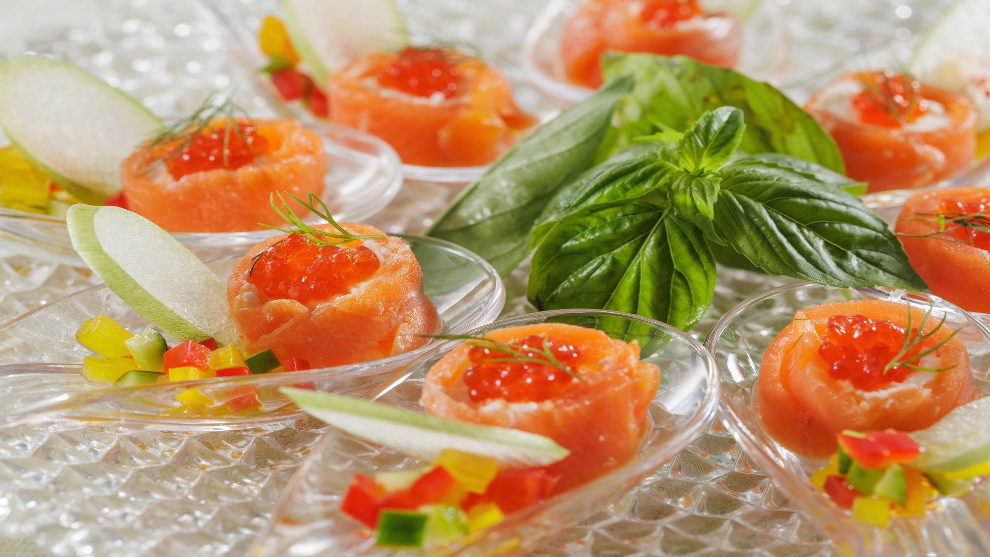 スモークサーモンとクリームチーズ　