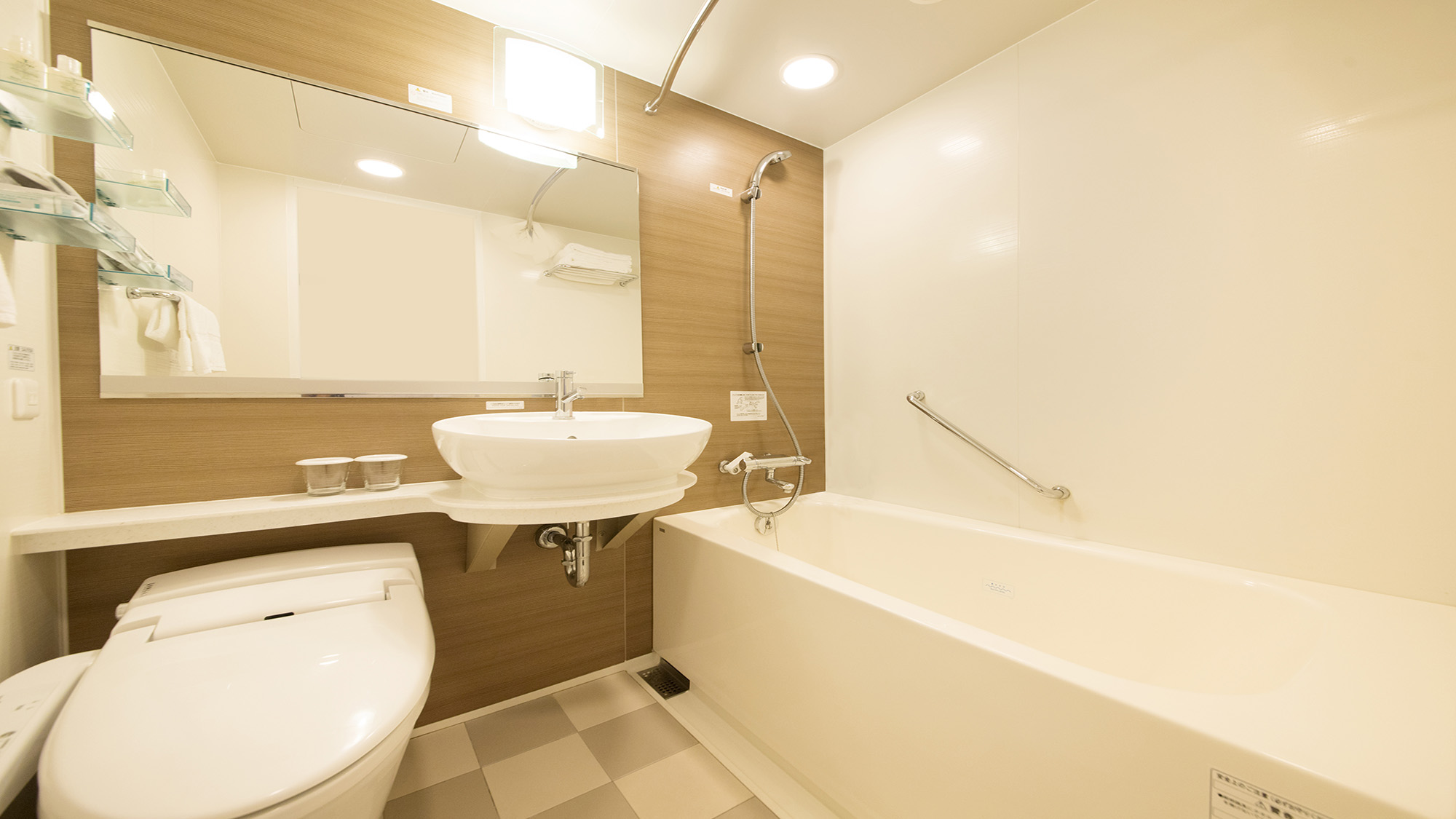 【シングル・ダブルルーム】　～ユニットバス～