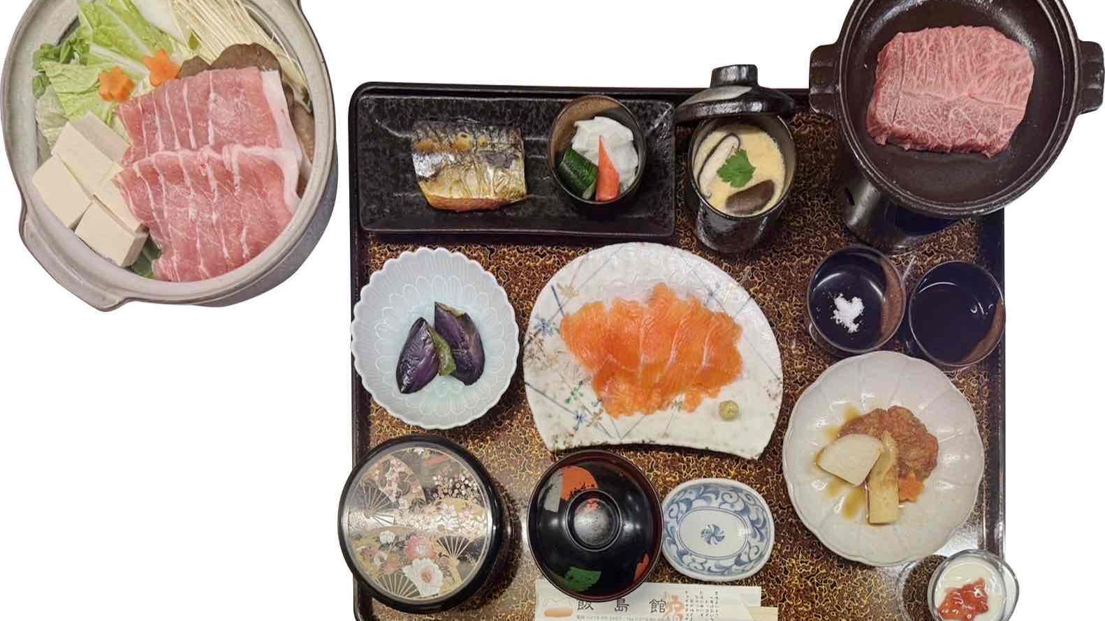 *【夕食（一例）】群馬の地産料理の数々をご提供いたします