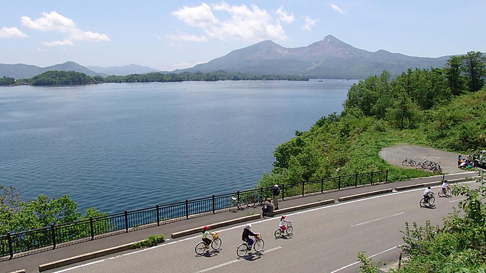 桧原湖サイクリング16/9