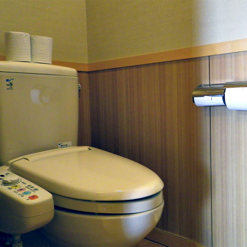 * [Example of a Japanese-style room in the new building] All rooms have toilets for your peace of mind.