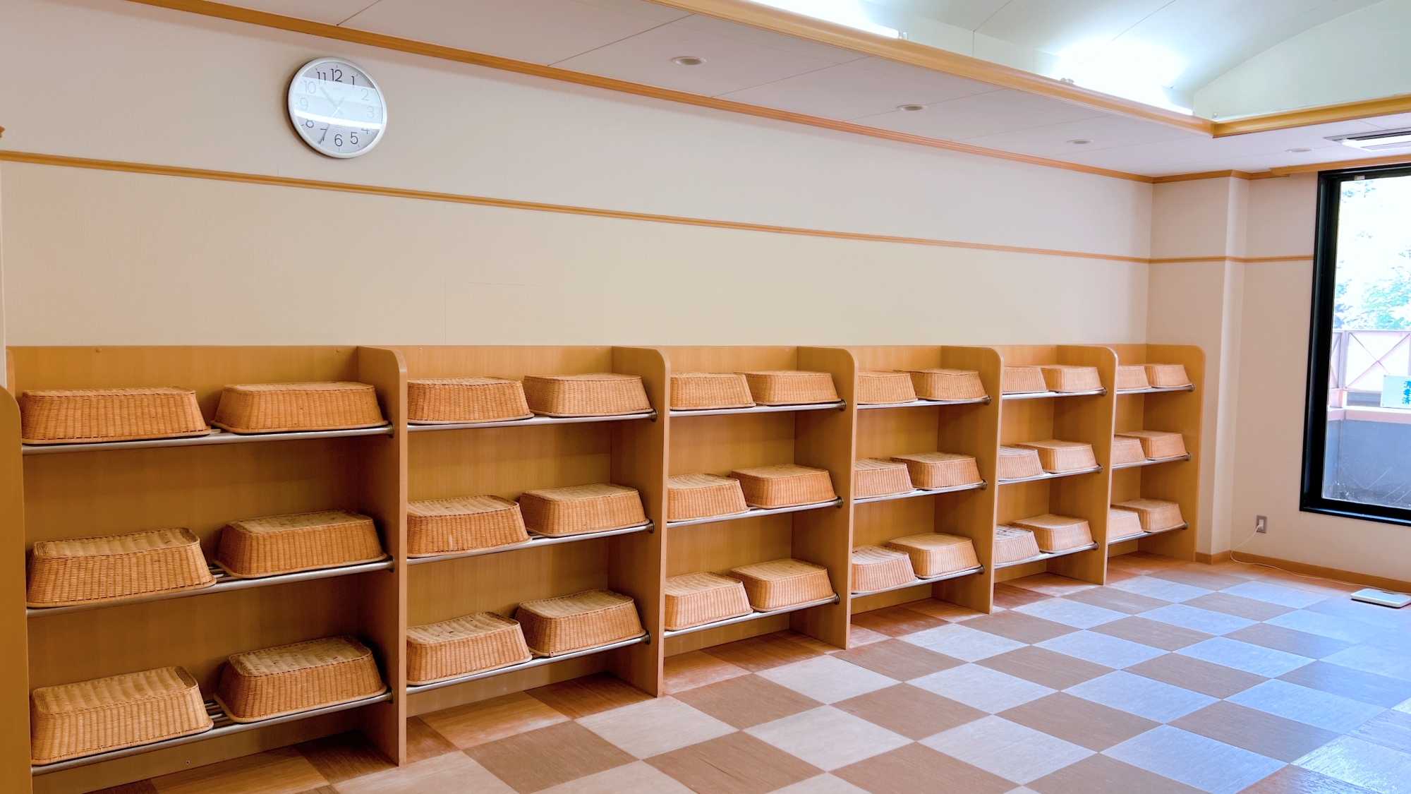 *【脱衣所】着替えスペースもたくさんご用意しております。