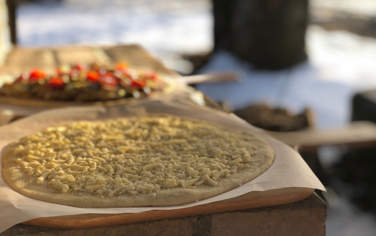 石窯ピザ焼き体験