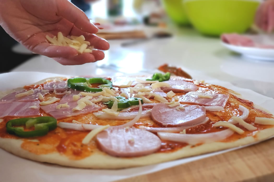 石窯ピザ焼き体験
