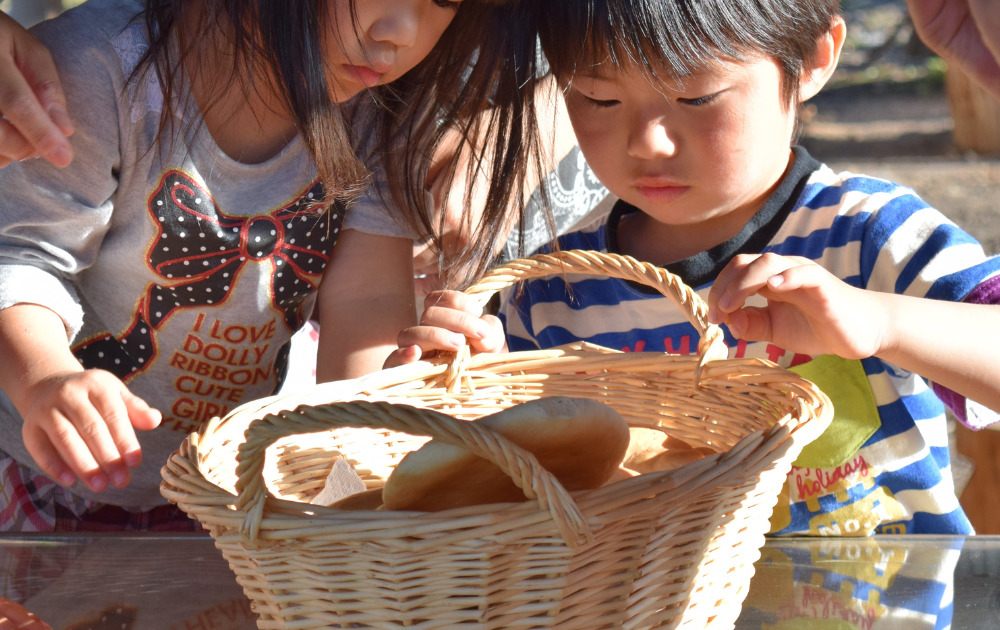 石窯パン作り体験