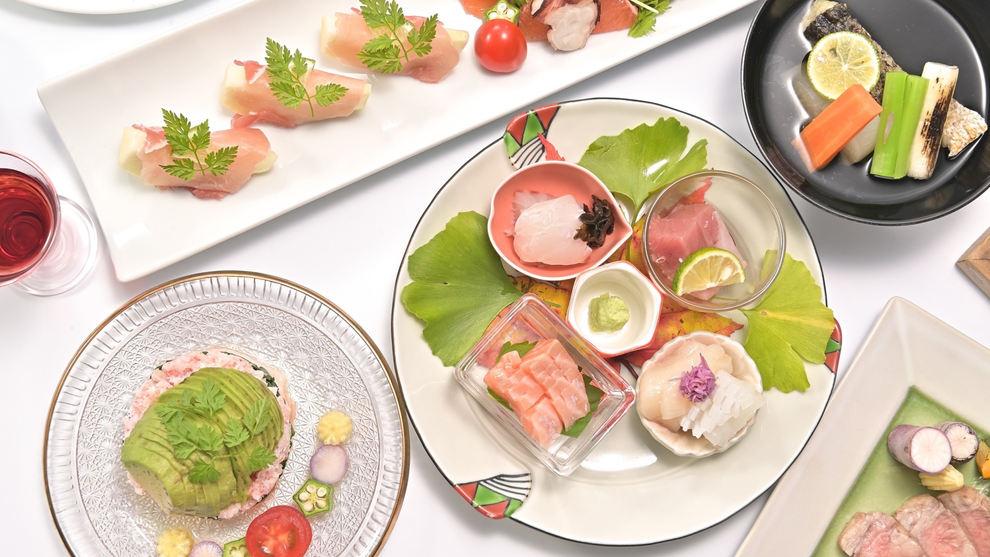 温泉女子を意識した限定和会席！色鮮やかで思わず画像に残したくなる♪