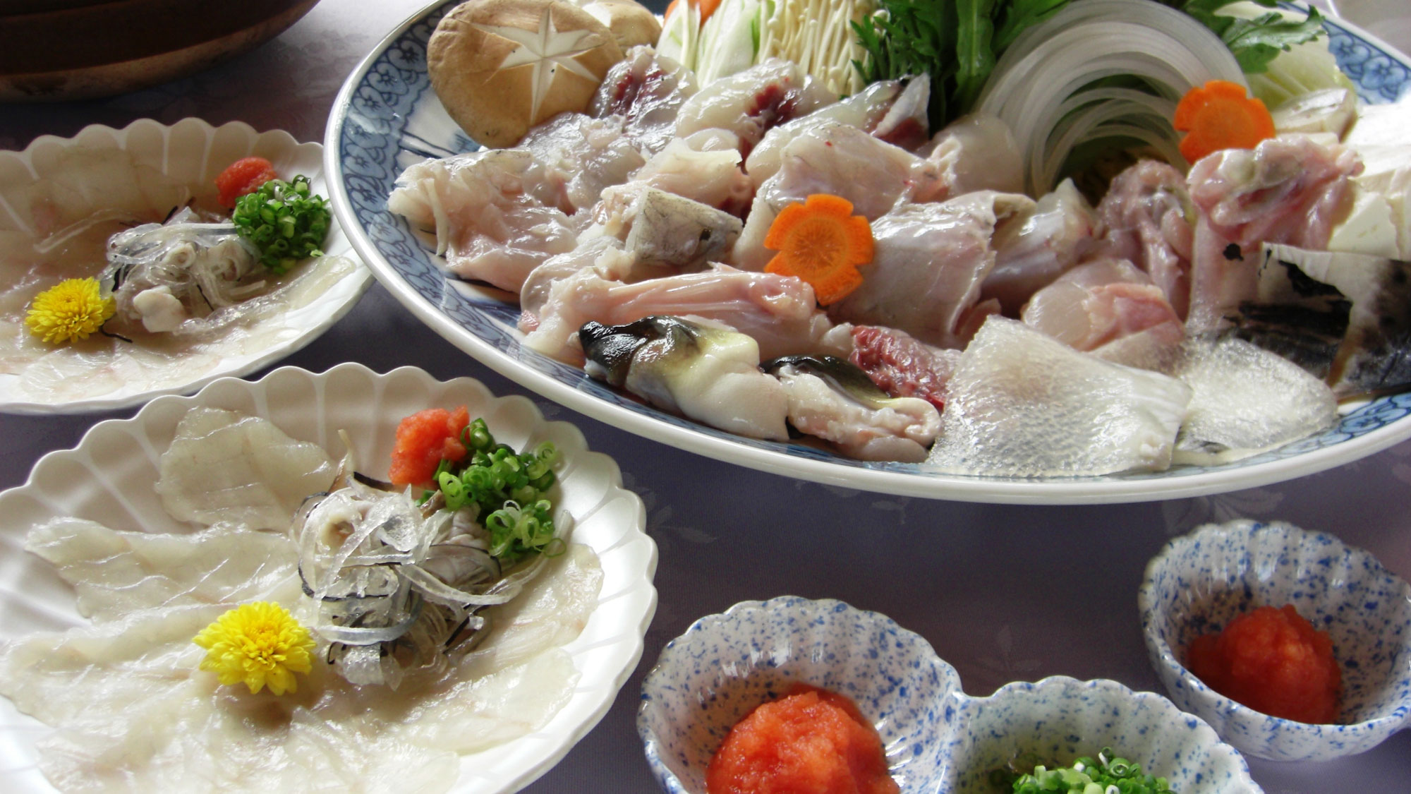 *【冬季限定】てっちり&times;ふぐ刺し