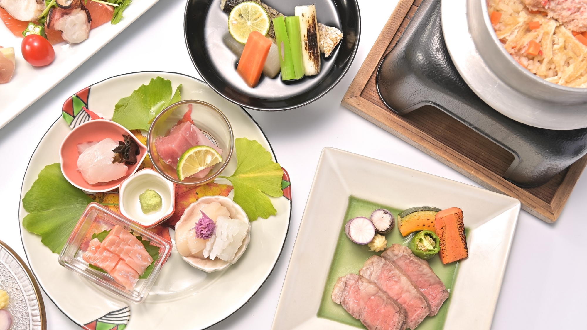 温泉女子を意識した限定和会席！色鮮やかで思わず画像に残したくなる♪