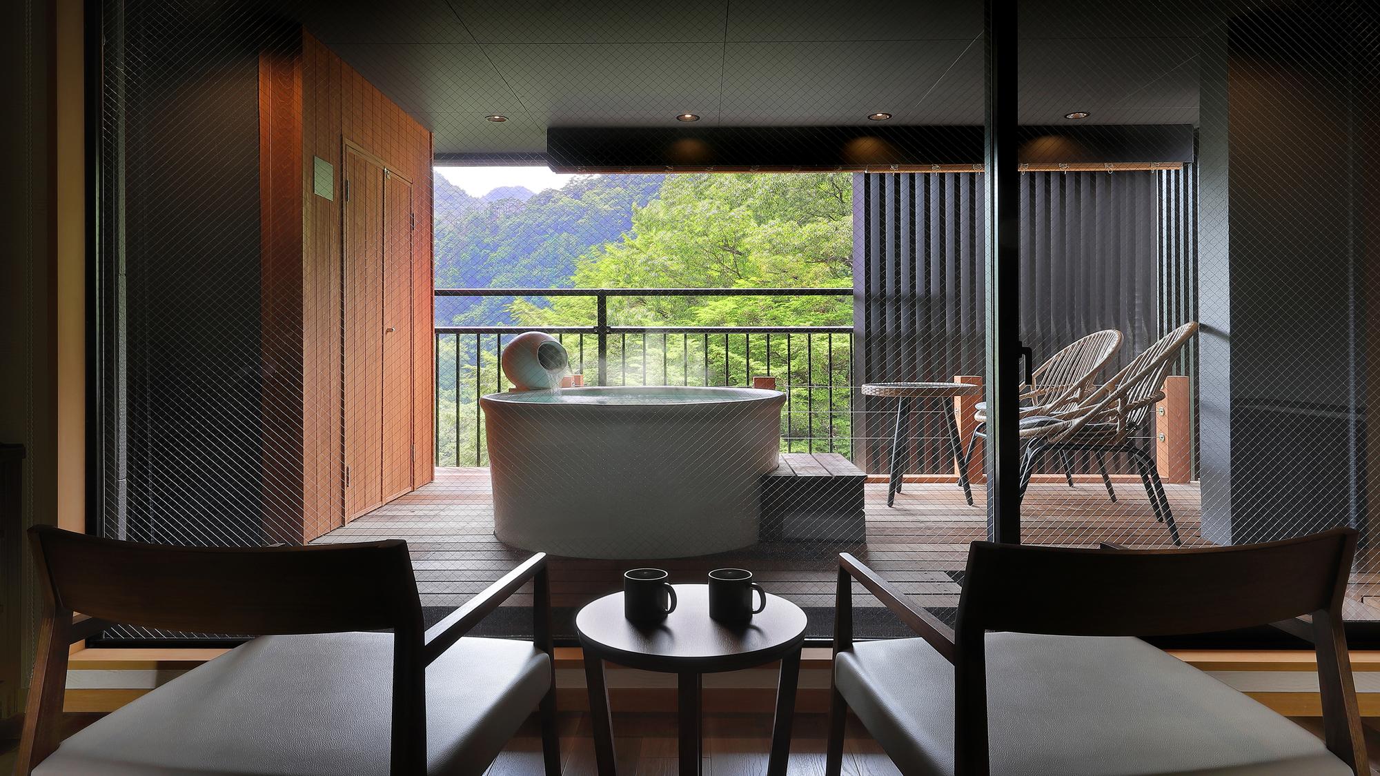 露天風呂付和洋室「梔の間」