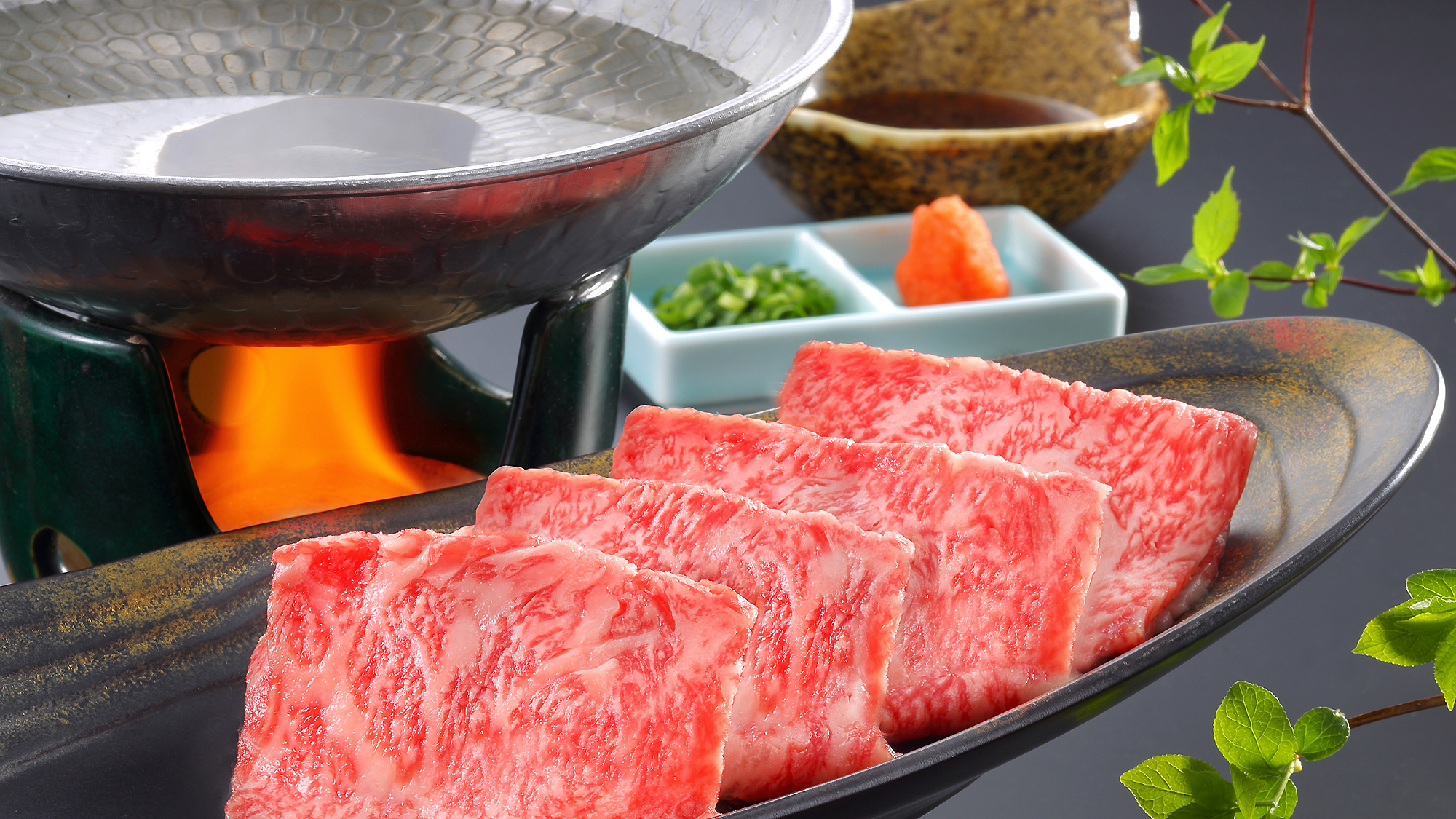 【選べるメイン料理】栃木和牛のしゃぶしゃぶ（イメージ）