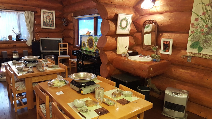 【ヘルシー豚しゃぶプラン】アウトドアで高原のアクティビティ！夜はあったかログでゆっくりお食事♪