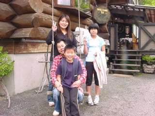 家族で記念写真！ハイジ気分♪