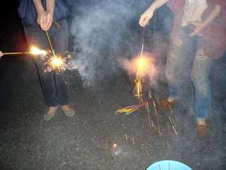 花火も楽しい〜夏本番