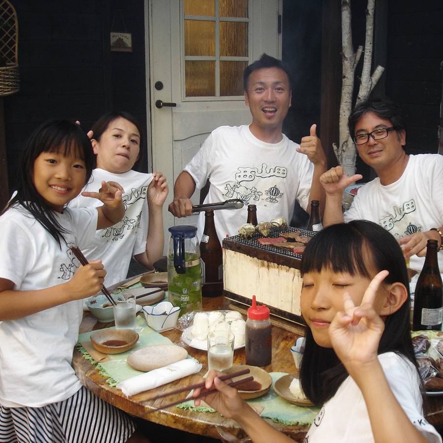 バーベキューの様子