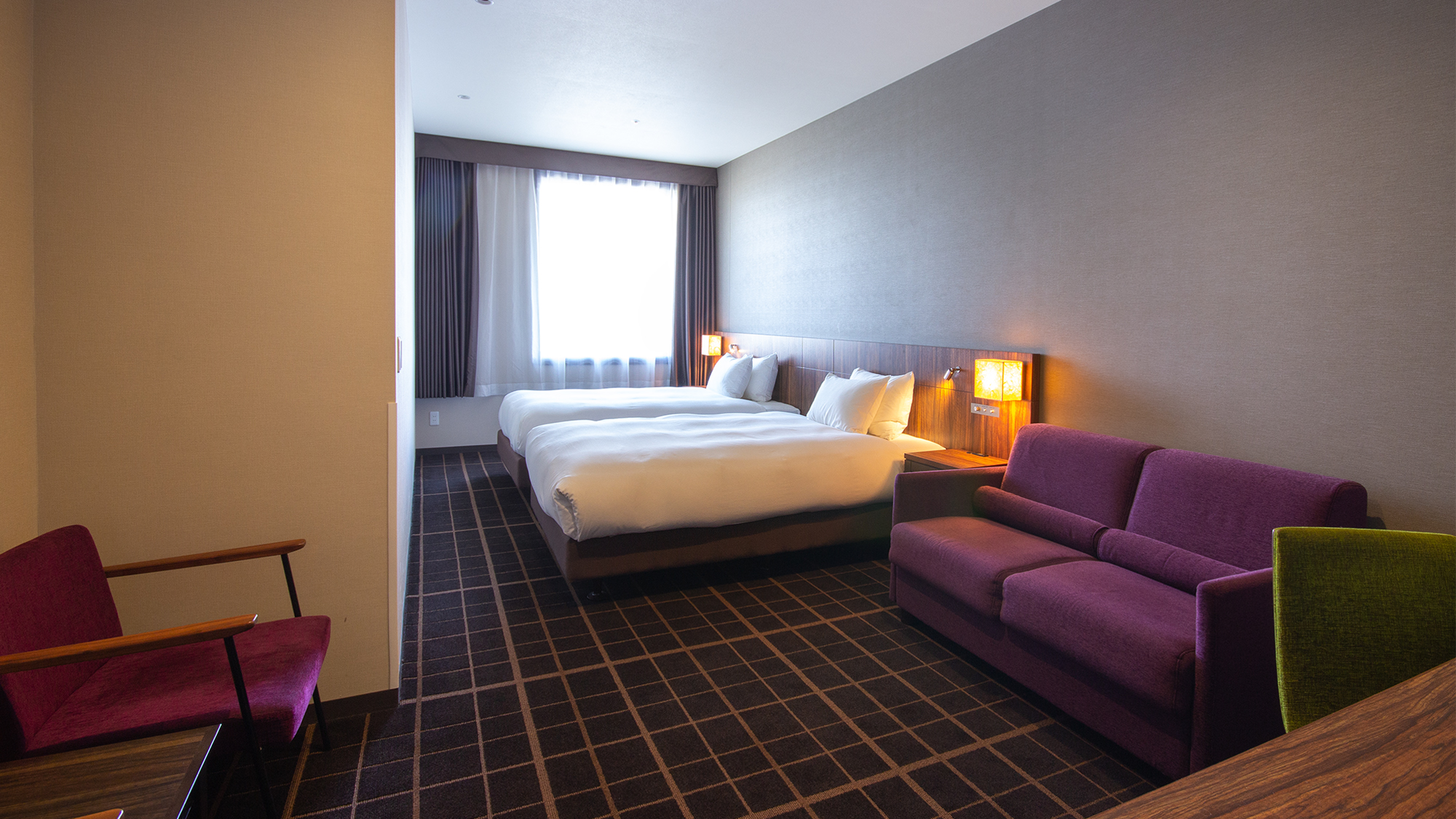 【客室】ユニバーサルツインルーム