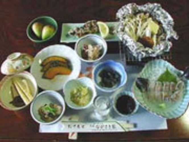 川魚や山菜などの山里料理