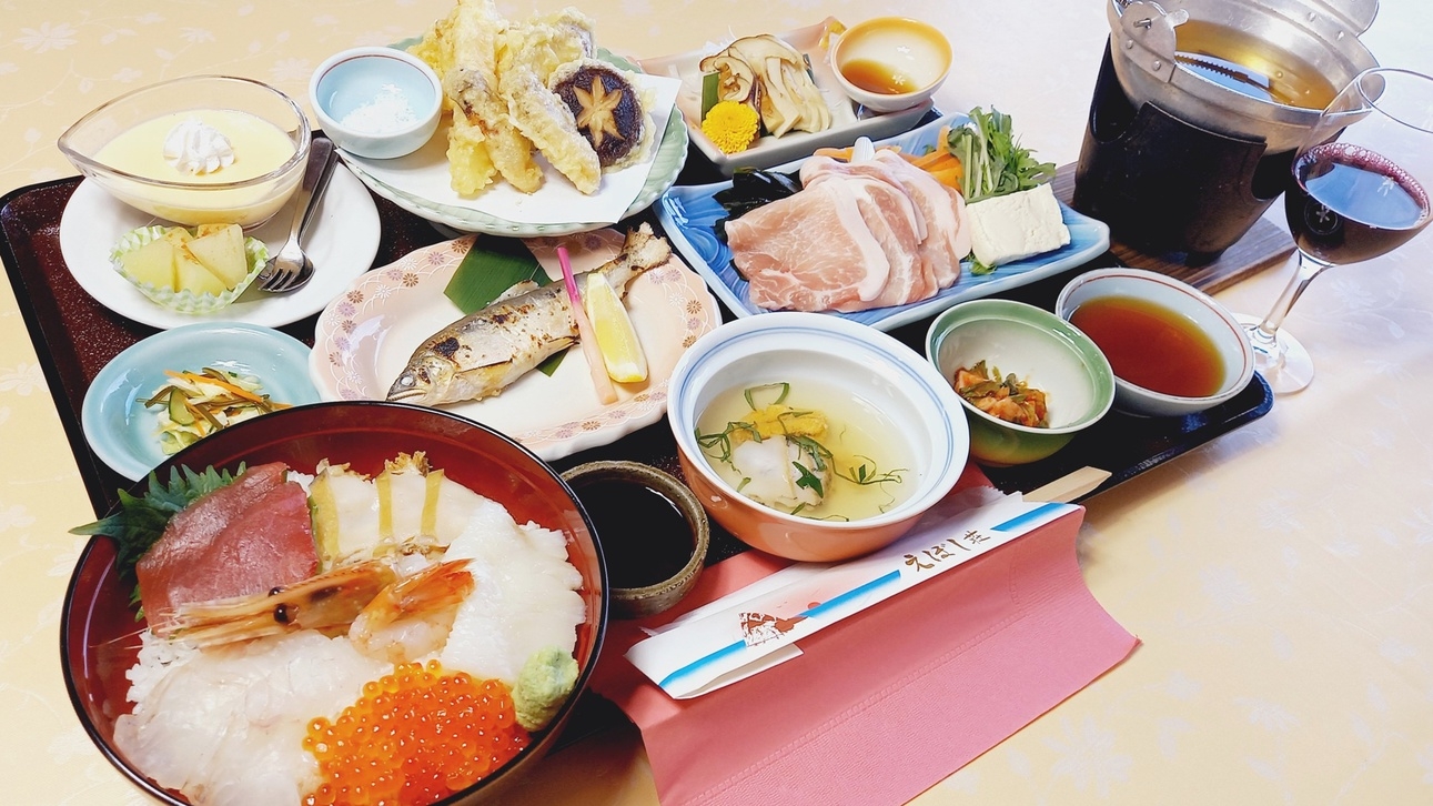 これでもか！北三陸の王様 【極みの共演！鮑・松茸：野田村満載プラン】10品〜/2食付