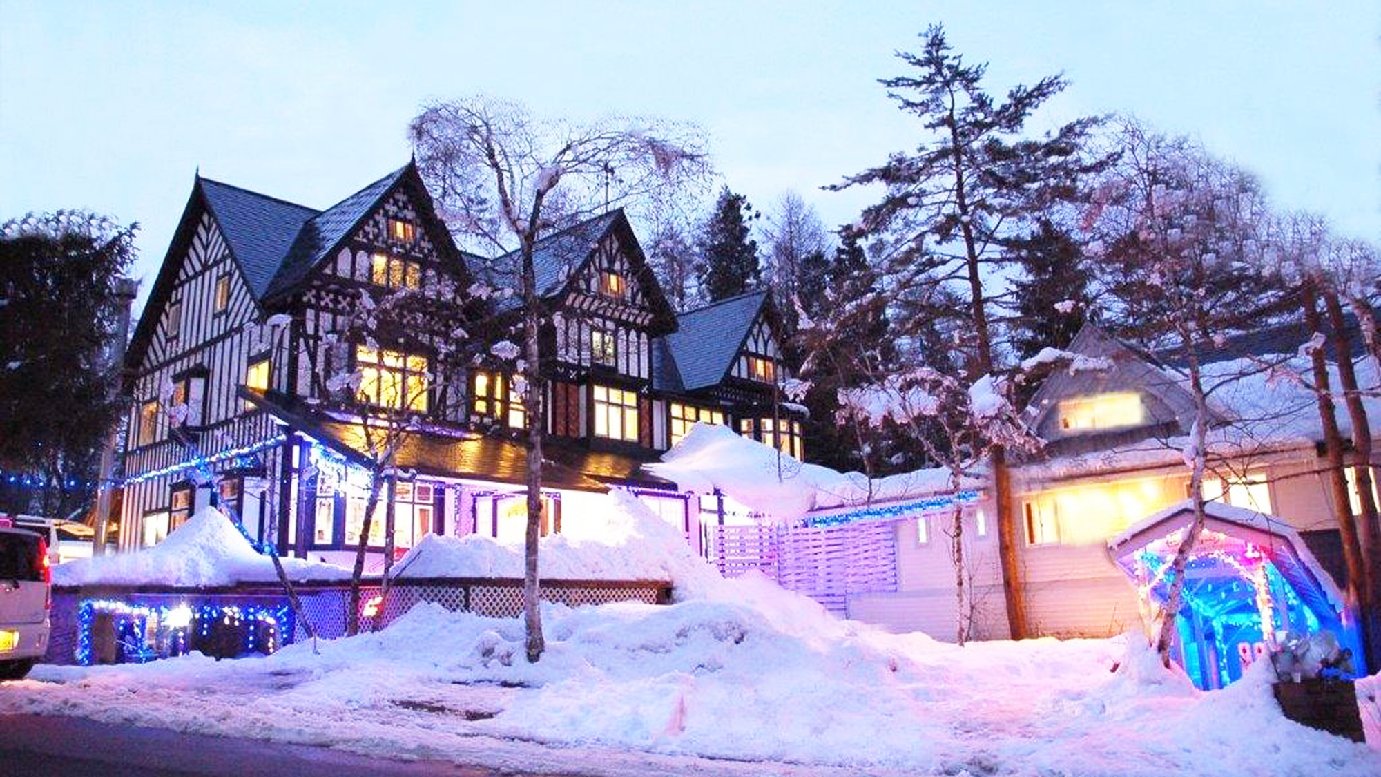 *【外観/冬季】白馬五竜スキー場のゲレンデまで600m＆徒歩6分！