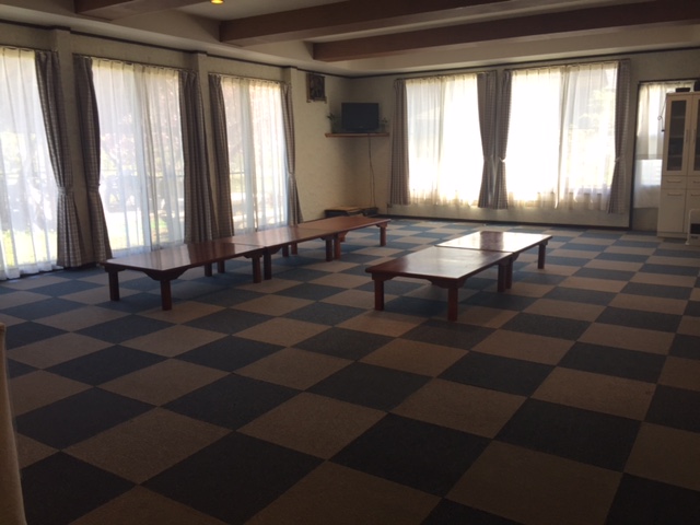 食堂。夏版です。