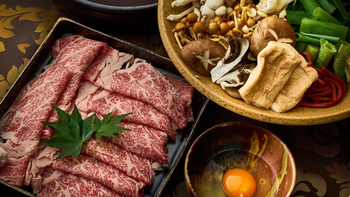【タイムセール/鍋コース】＜おひとり様10％OFF＞「近江牛しゃぶしゃぶ又は近江牛すき焼き」を楽しむ