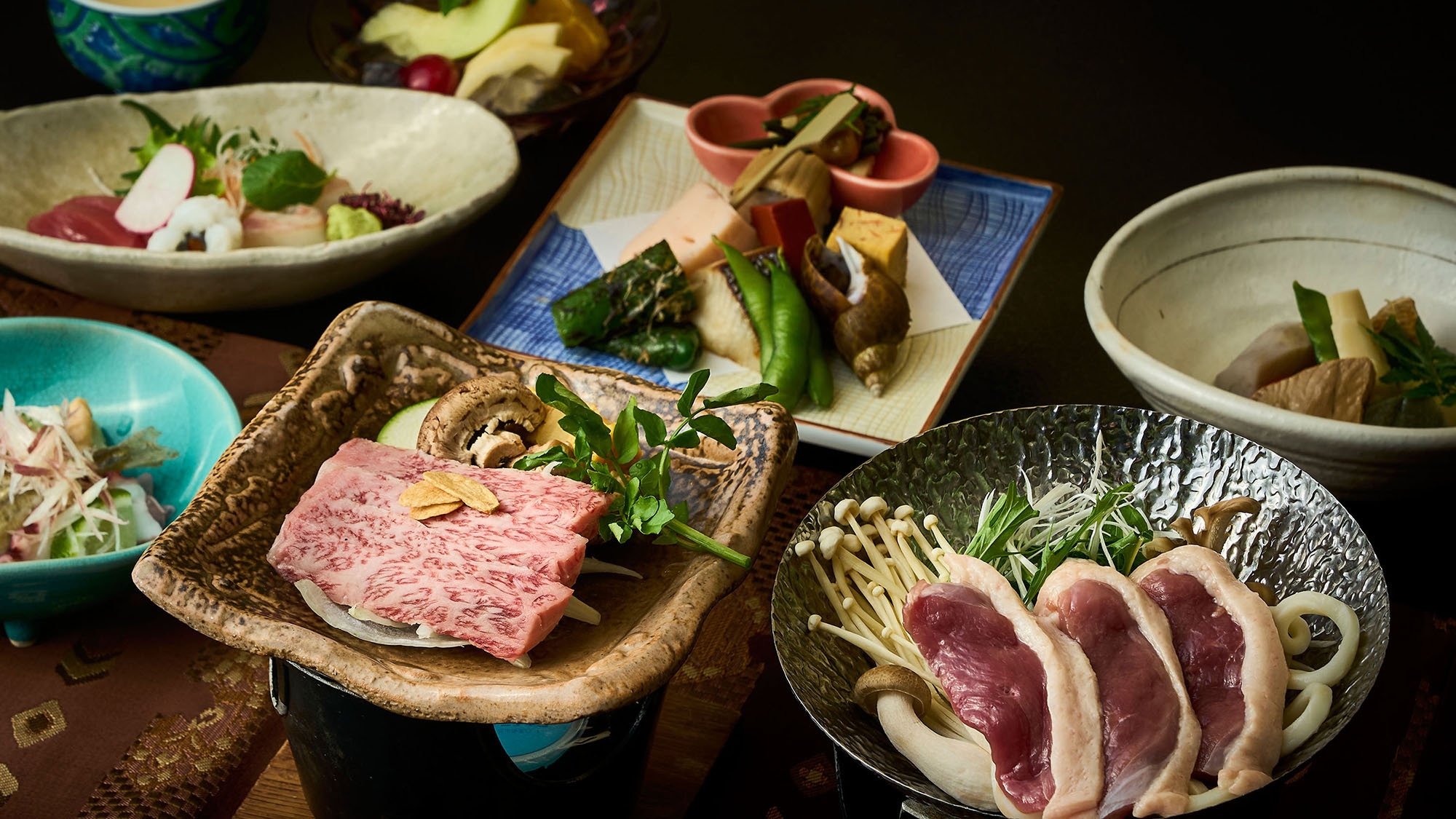 【タイムセール/基本会席】＜おひとり様10％OFF＞「近江牛の陶板焼き付会席」を気軽に楽しむ