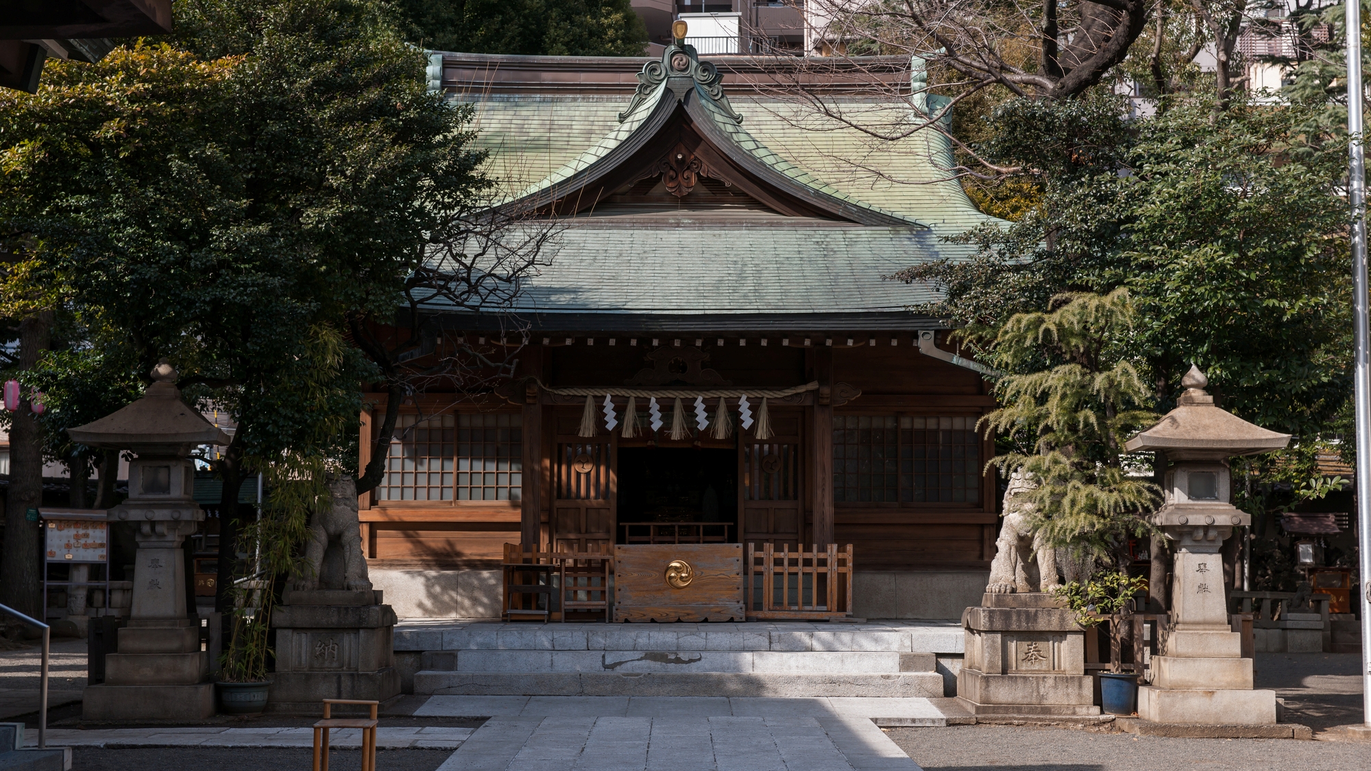 樹齢600年を超える大イチョウがある、由緒ある神社「天祖神社」