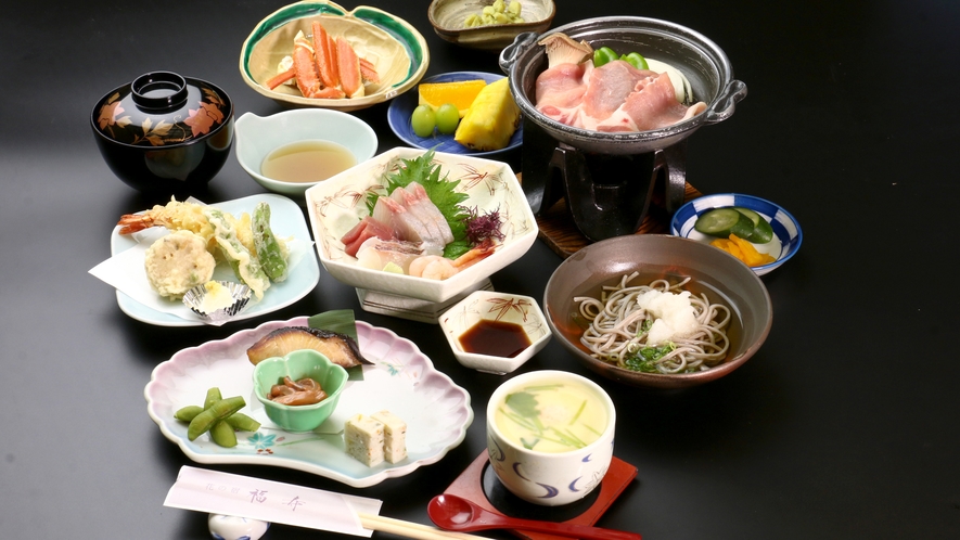 【四季会席】料理長がおいしいと太鼓判を押せる食材をご提供しています