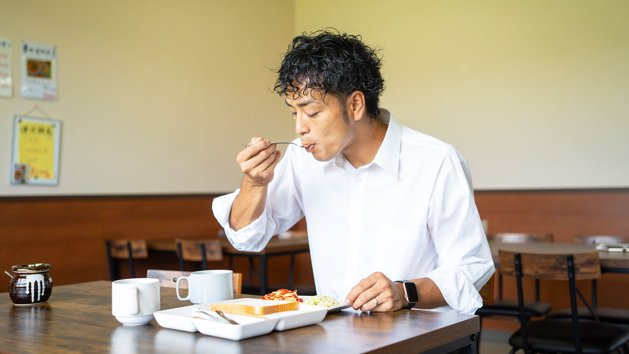 【朝食】朝は手作りの朝ごはんでパワーチャージ！元気にお仕事やツーリング、観光にお出かけください♪