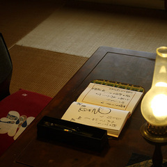 *牧水の間で旅日記や写経で時を忘れて・・