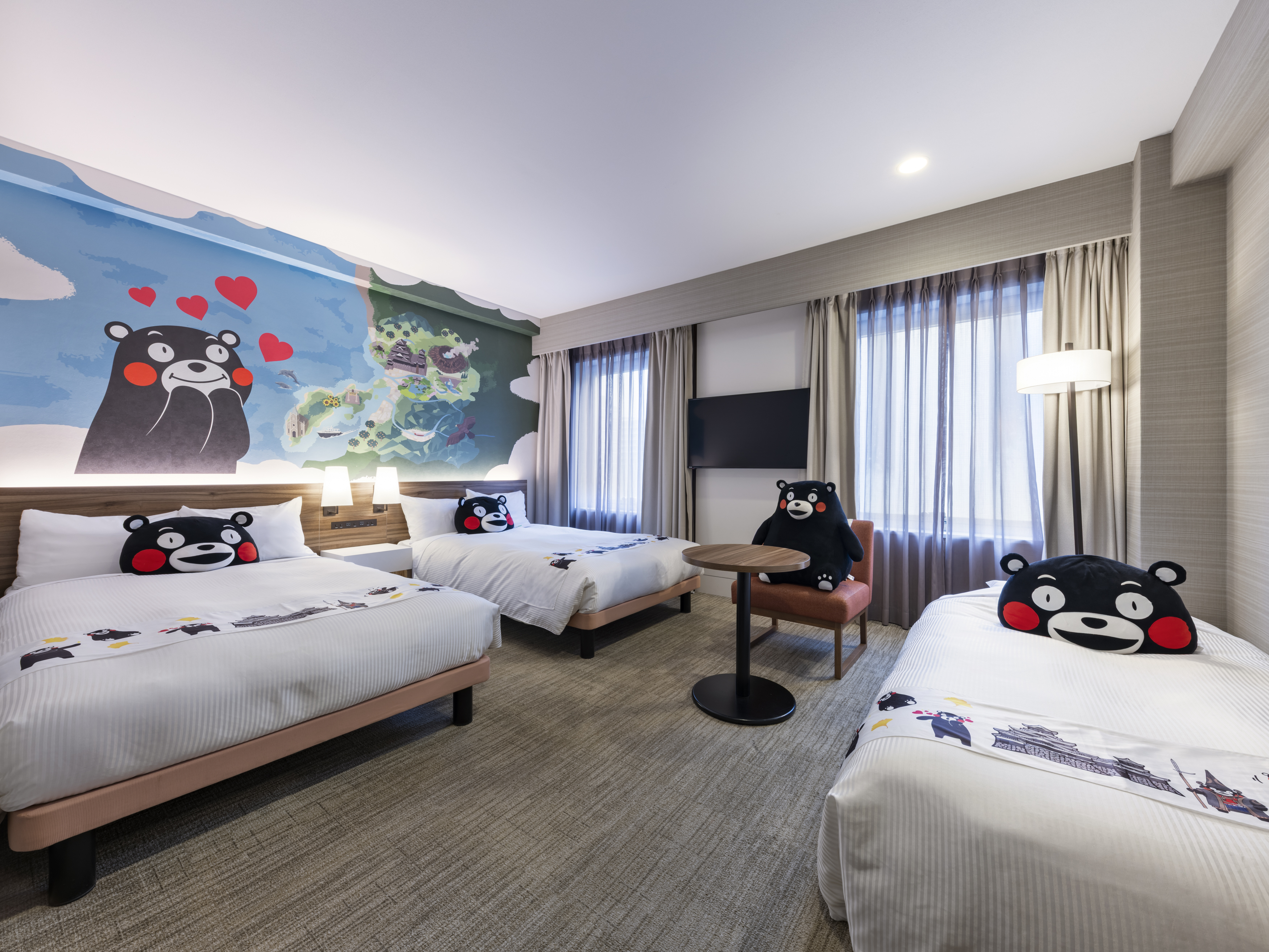 くまRoom　スタンダードツイン+ソファベッド