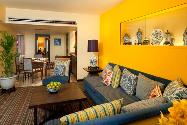 テーマスイートシービュー　ライカーム調　リビングルーム