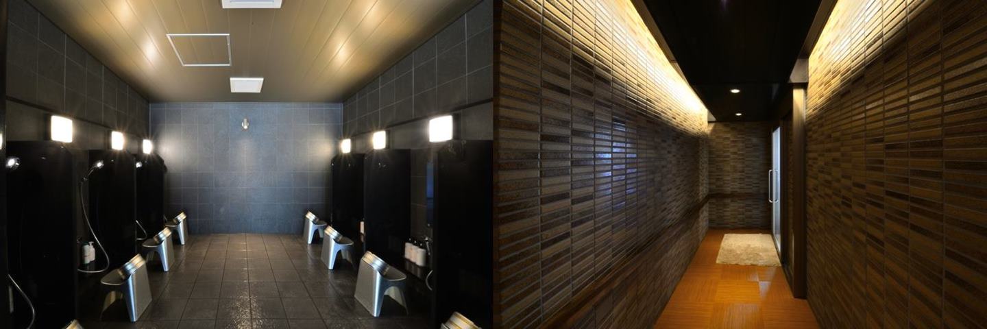 展望風呂 SORANOYU 浴室&通路