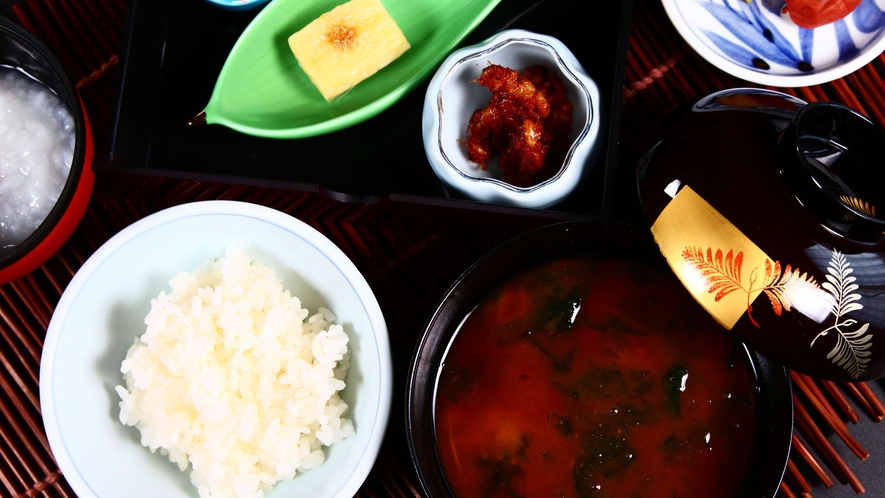 朝食一例◆赤味噌のホッと温まる和朝食
