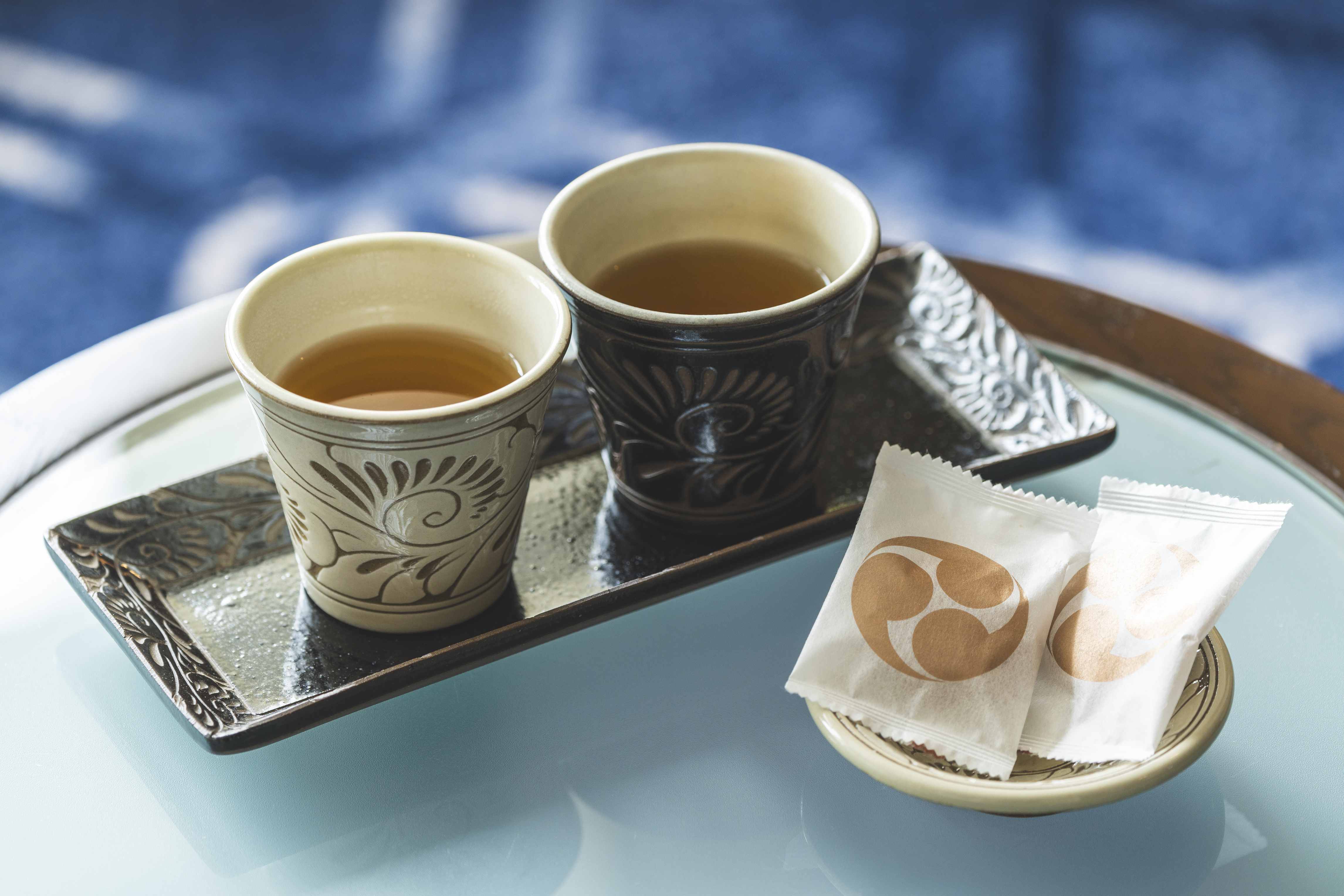 【プレミアフロア限定特典】やちむん茶器　琉球銘菓とご一緒にどうぞ