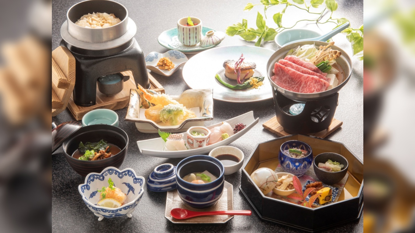 【レストラン食】【スタンダード】当荘１番人気！旬を味わう『ささね会席』プラン