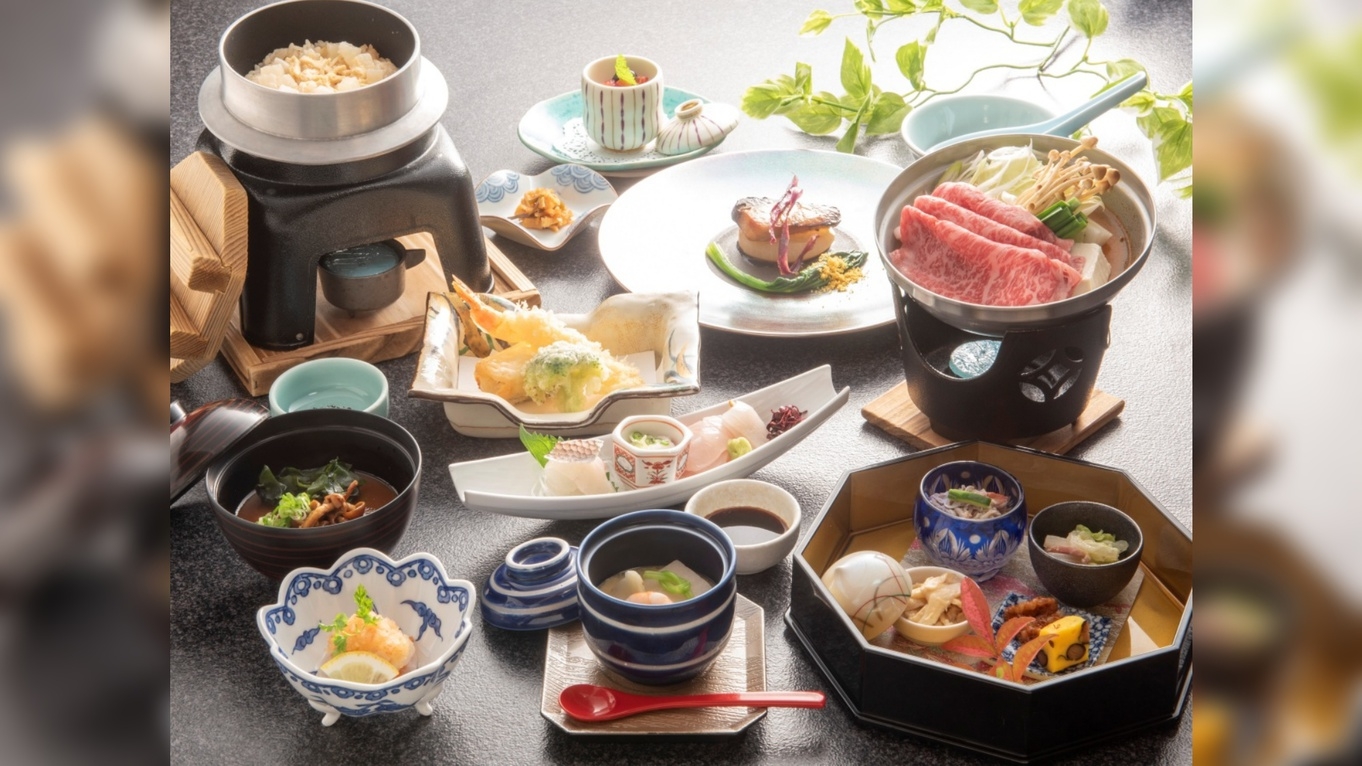 【さき楽60】【お部屋食】旬を味わう春・夏・秋・冬の「ささね会席」プラン！