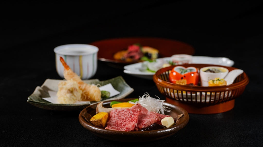 【日帰りお部屋食】和牛朴葉味噌焼きと旬の味覚を愉しむ「秋彩会席」