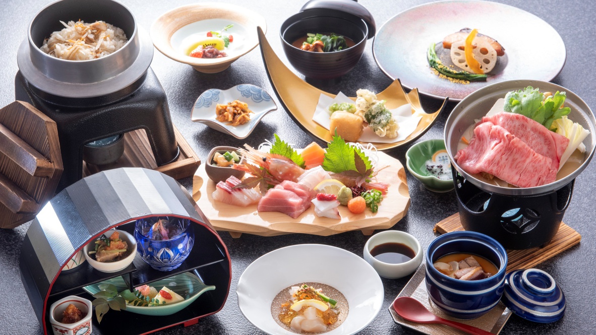 【楽天スーパーSALE】【特別室限定】旬の味覚を存分に味わう『絆会席』