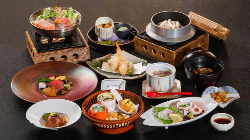 【楽天スーパーSALE】【レストラン食】【スタンダード】当荘１番人気！旬を味わう『ささね会席』プラン