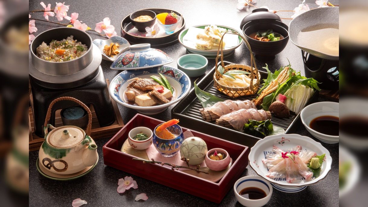 【レストラン食】真鯛の旨味を味わい尽くす『鯛づくしコース』