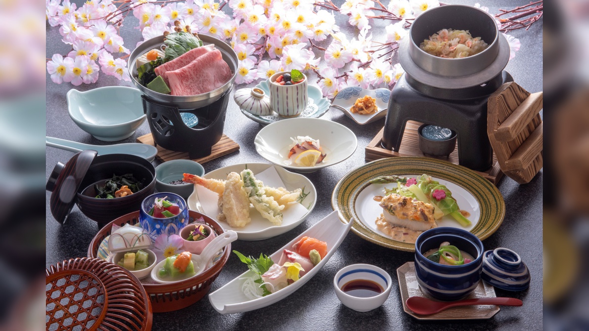 【万博】旬を味わう春・夏・秋・冬の「ささね会席」プラン！