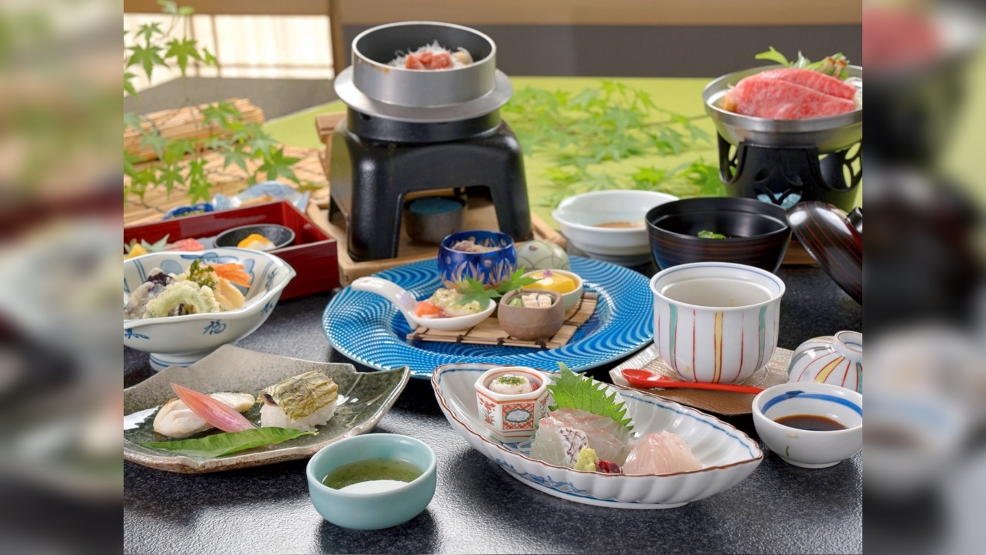 【お部屋食】旬を味わう「やまぶき会席」日帰り温泉プラン≪タオルつき≫