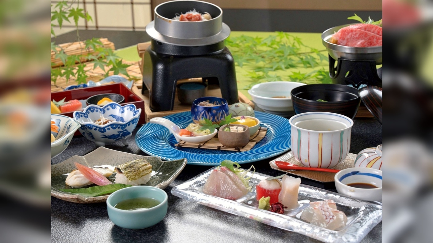 【さき楽60】【お部屋食】旬を味わう春・夏・秋・冬の「ささね会席」プラン！
