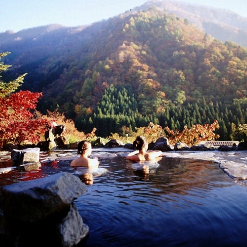 秋の馬曲温泉