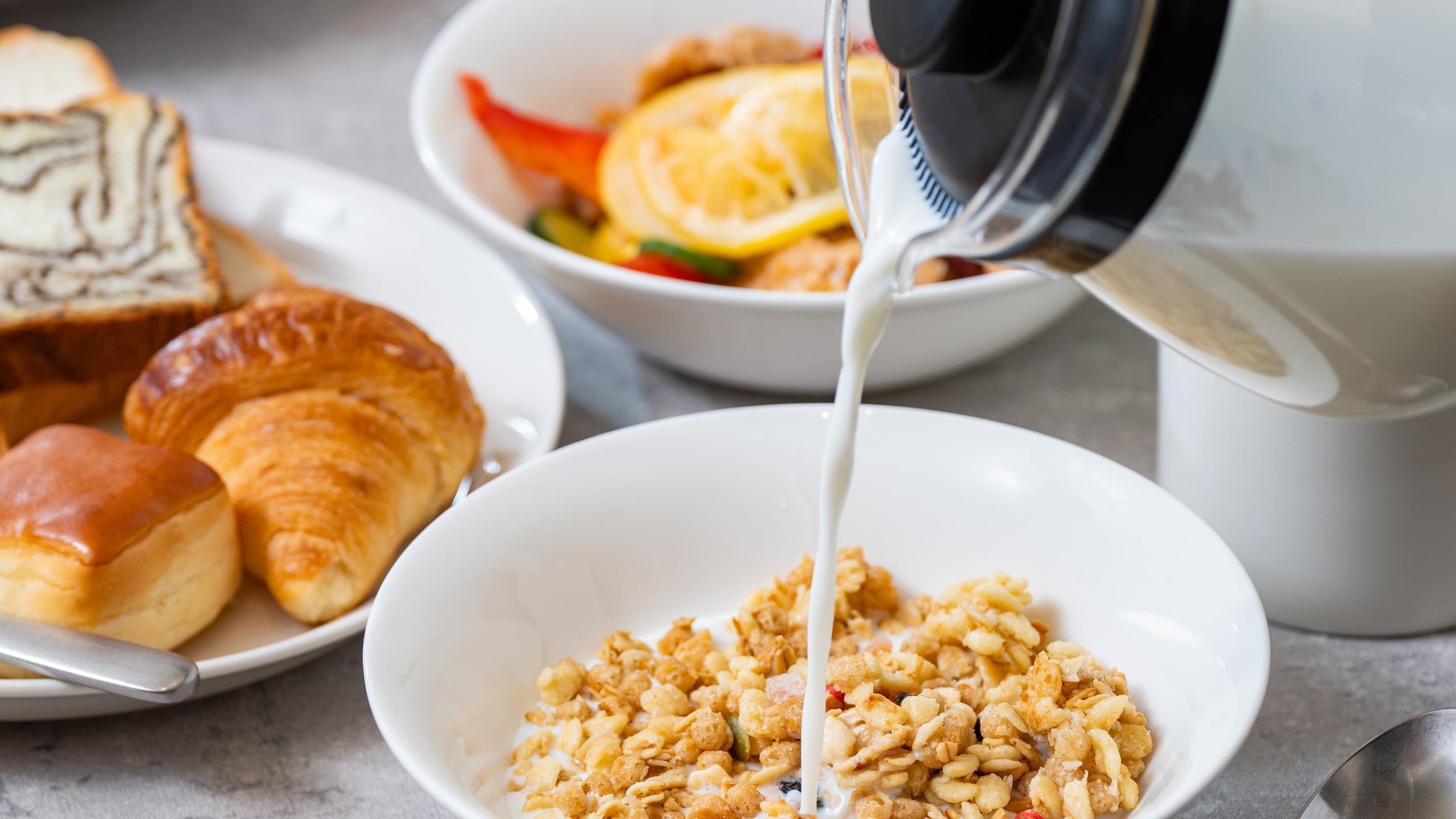 盛り付け例:朝食ビュッフェ