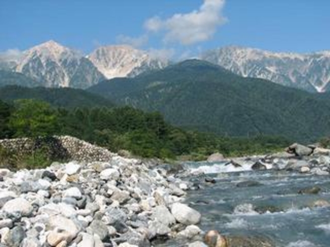 夏の白馬大橋