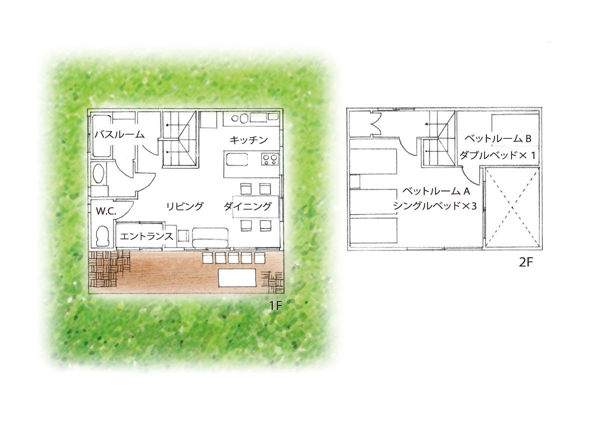 ◆美山KAYA Villa◆　朝食食材付き　【基本宿泊プラン】